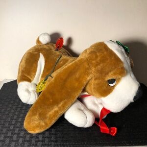RARE PBC International Musical Beagle Puppy Dog Christmas Lights Animated 14"
